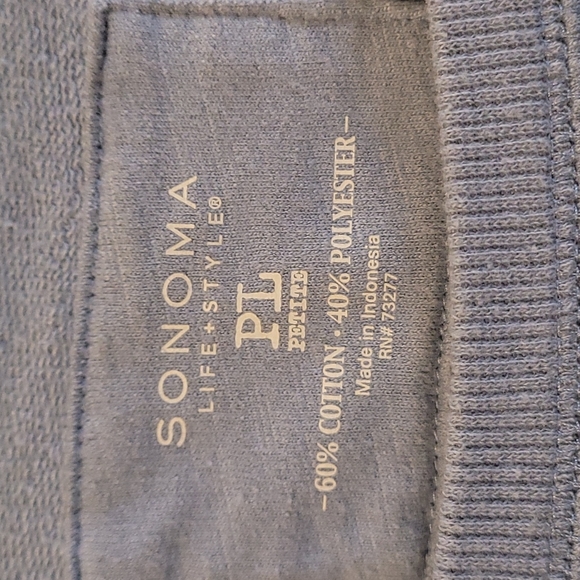 Sonoma Sweatshirt nwot - Picture 2 of 4